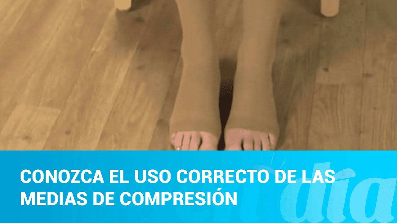 Conozca el uso correcto de las medias de compresión