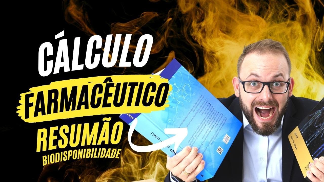 Resumão interpretação da biodisponibilidade | Cálculo Farmacêutico | Prof. José