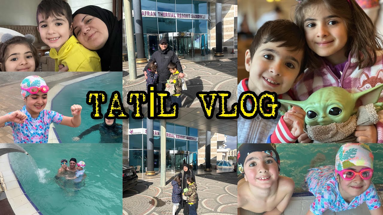 AFYON SAFRAN RESORT TERMAL OTELDE 3 GÜN TATİL  | TATİL VLOG 2024 | SICAK SU HAVUZ KEYFİ 2024