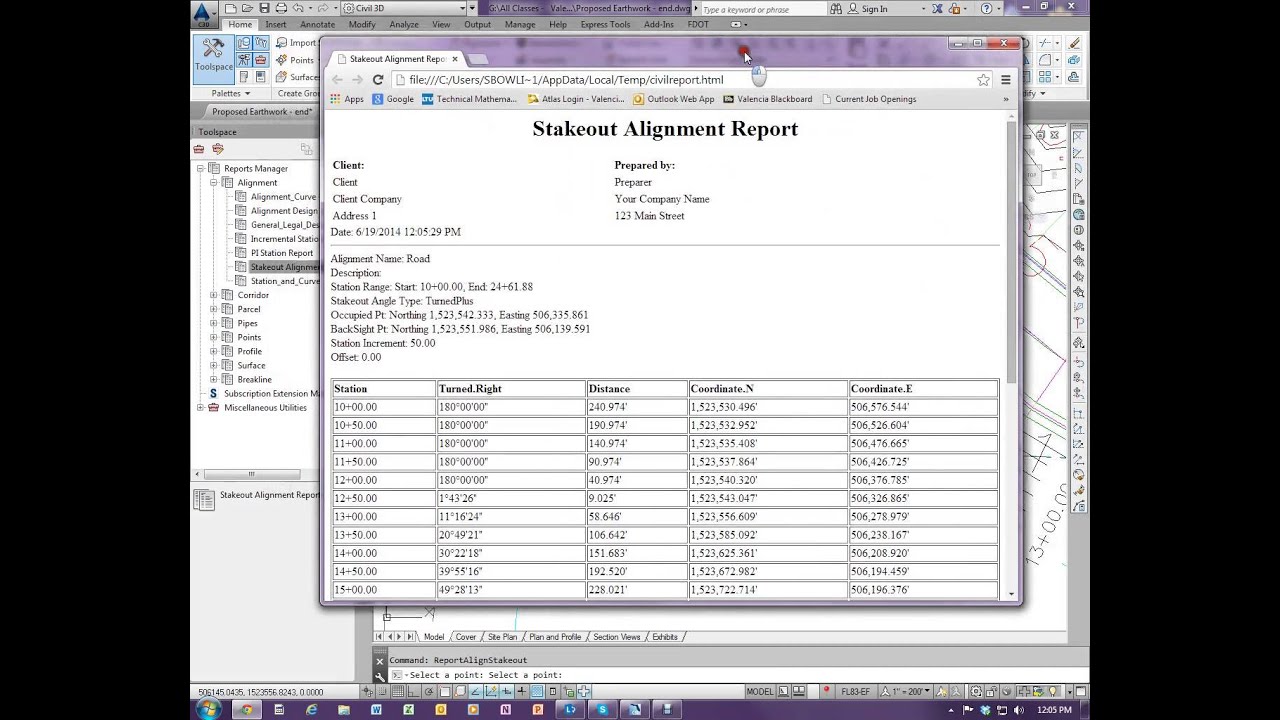 Toolbox Report Manager   Alignment Reports