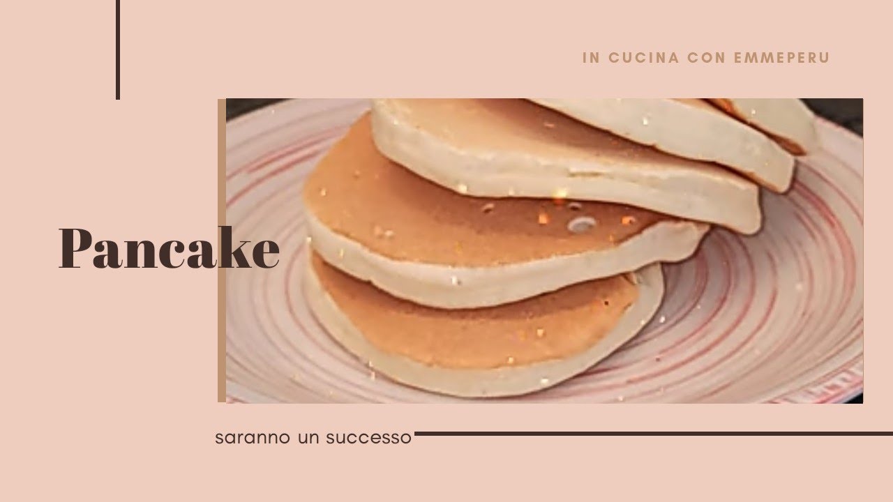 Pancake facili e veloci *senza uova*