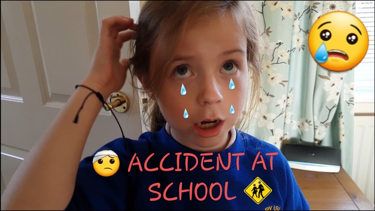 SHE HAD AN ACCIDENT AT SCHOOL 😢