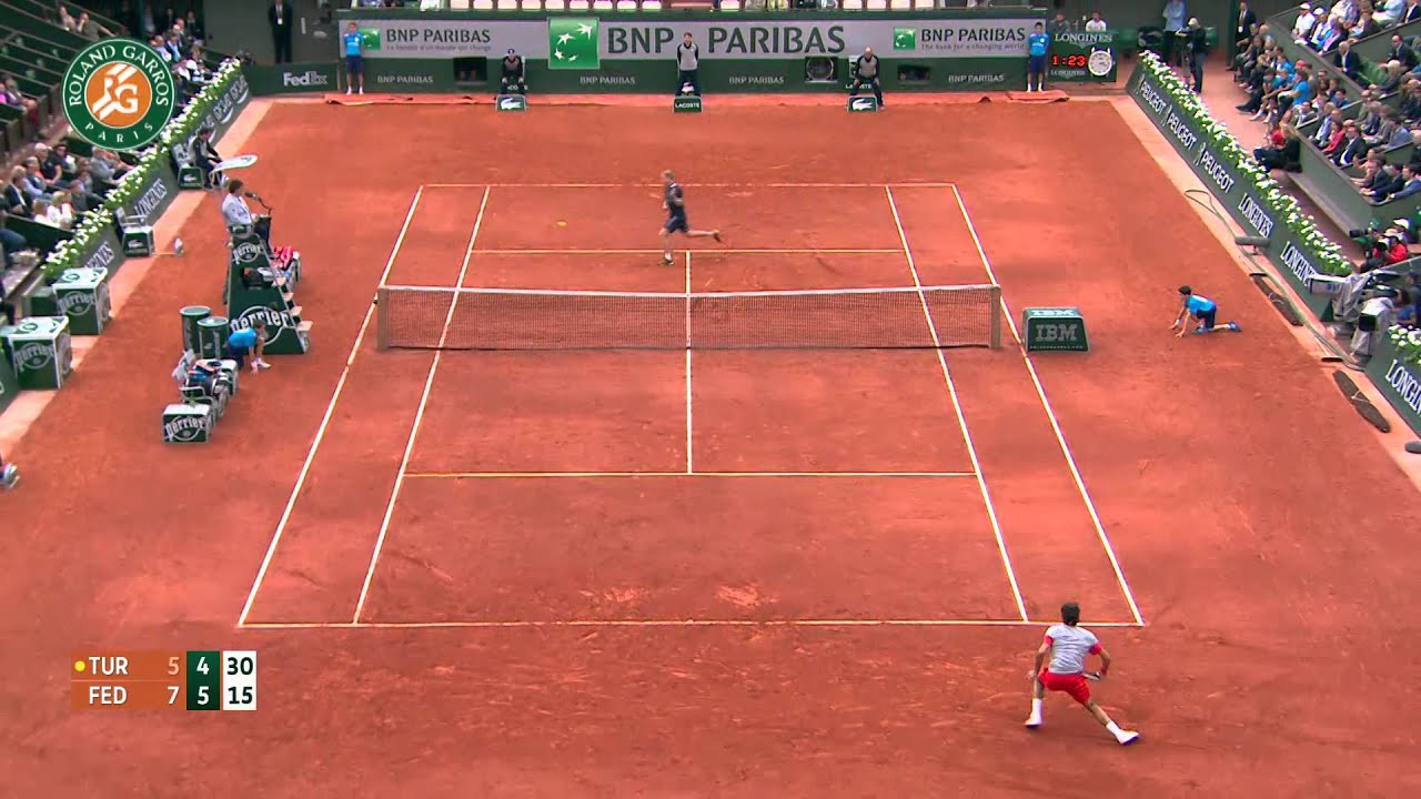 Roland Garros 2014 Friday Highlights Federer Tursunov