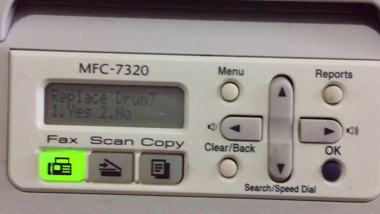how to drum reset brother mfc-7320 / mfc-7460dn / mfc-7860dw