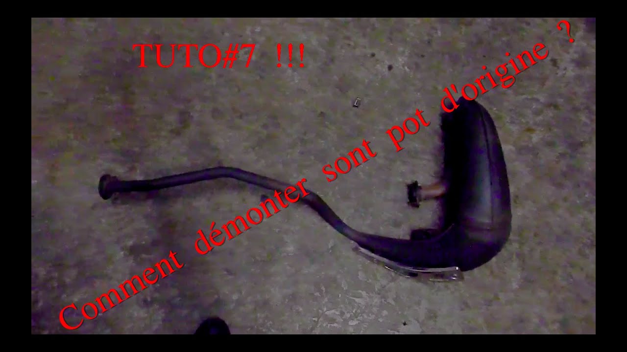 ✌☆TUTO#7☆✌ Comment démonter son pot d'origine GILERA/DERBI €3 ?