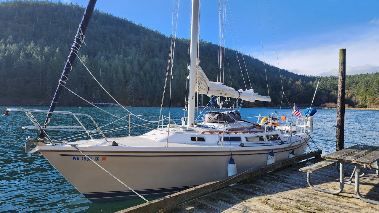 First solo sailing trip, San Juan Islands, Catalina 30. Part One.