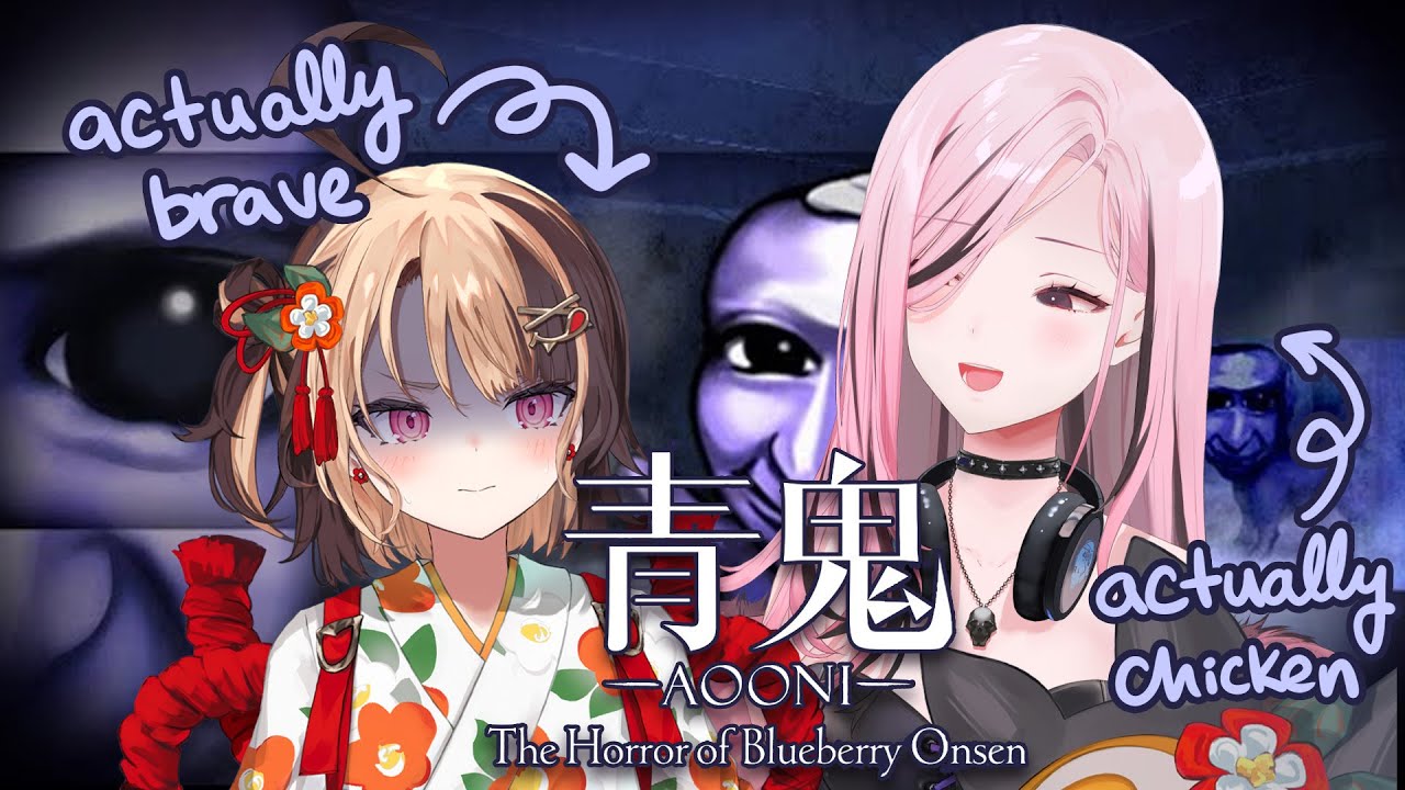 【Ao Oni】Hot Spring Episode with Gigi! #calliolive