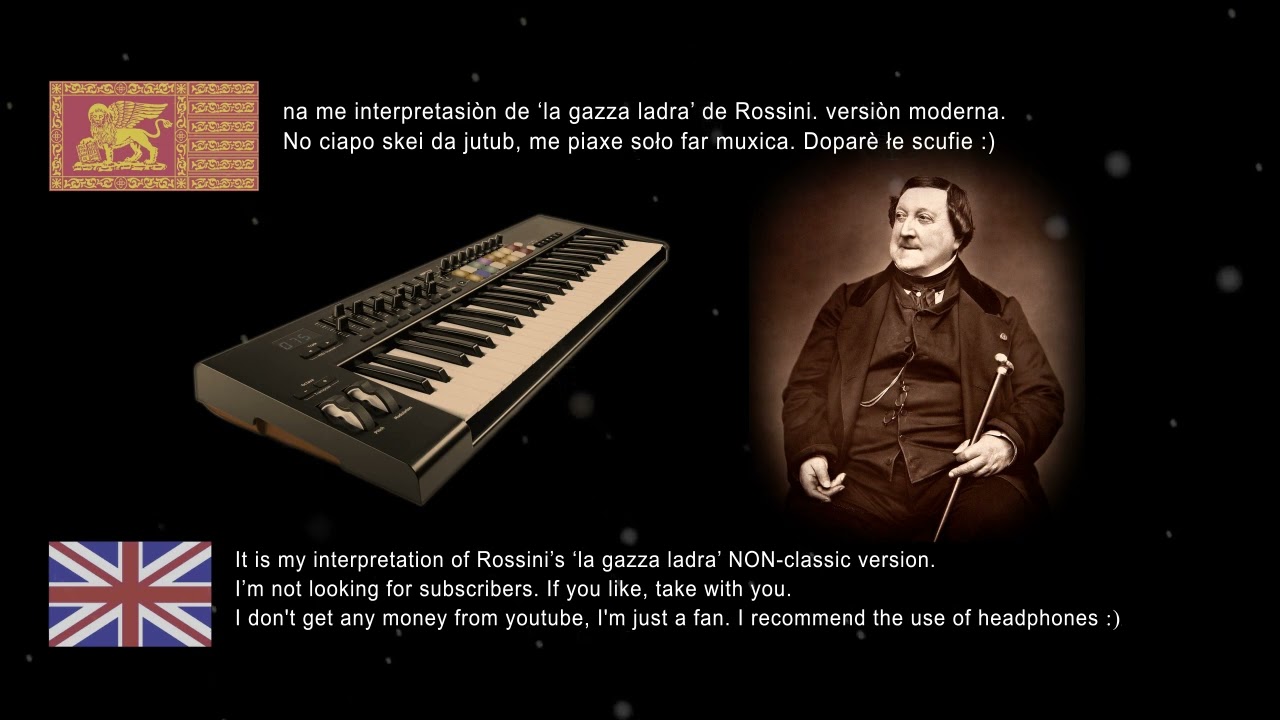 rossini: la gazza ladra synth reimagined
