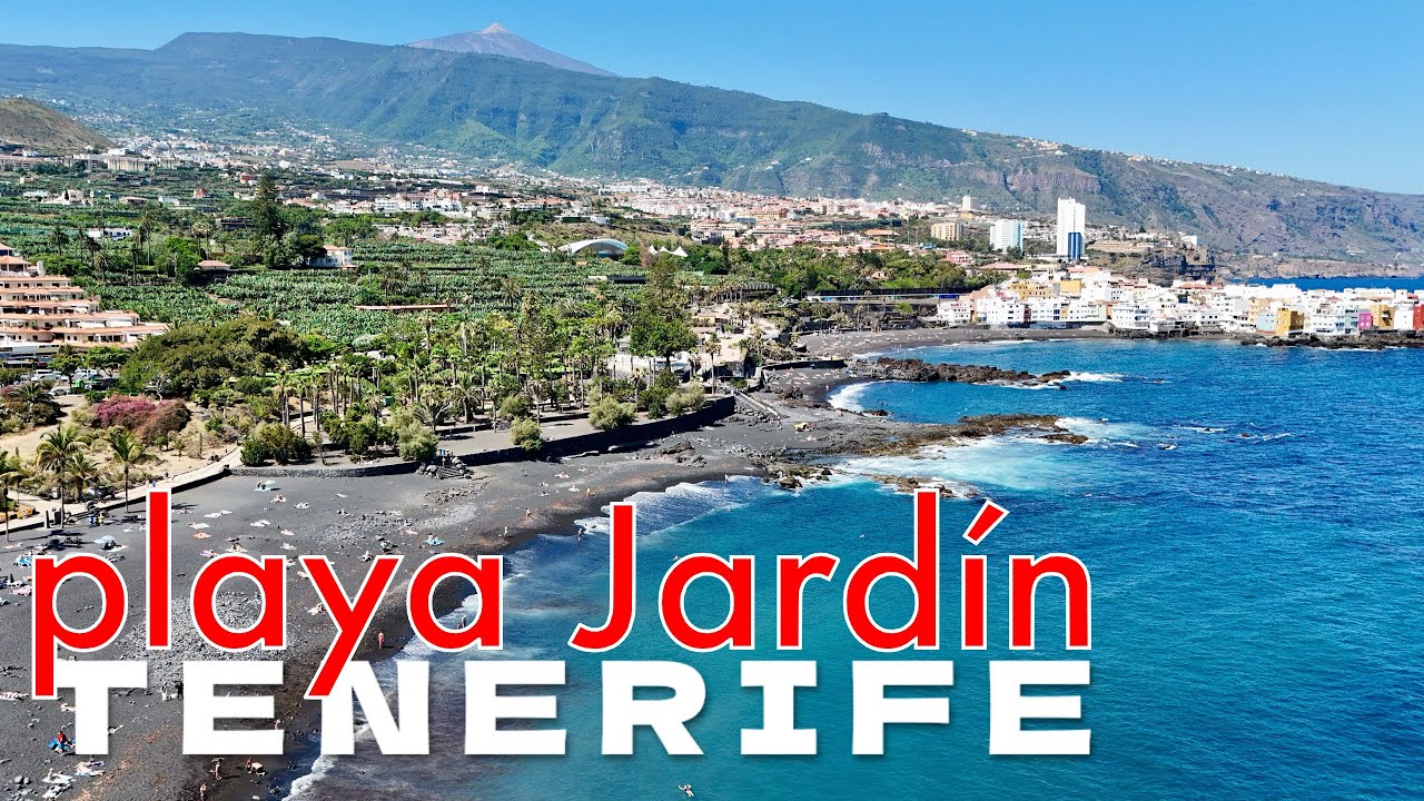 Tenerife - playa Jardín, Puerto de la Cruz 🏖️
