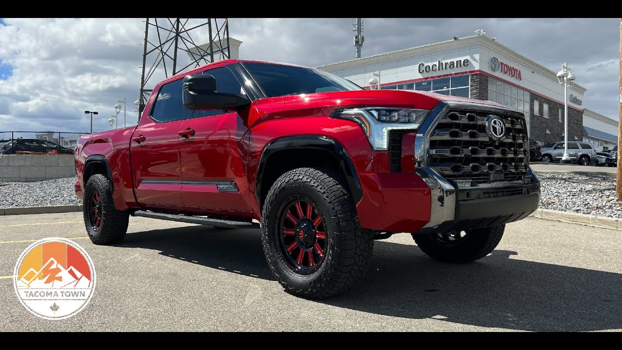 2022 Tundra Platinum - Supersonic Red