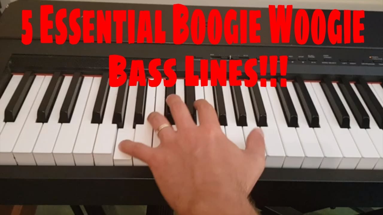 Lockdown Piano 2020 - Boogie Woogie Bass Lines
