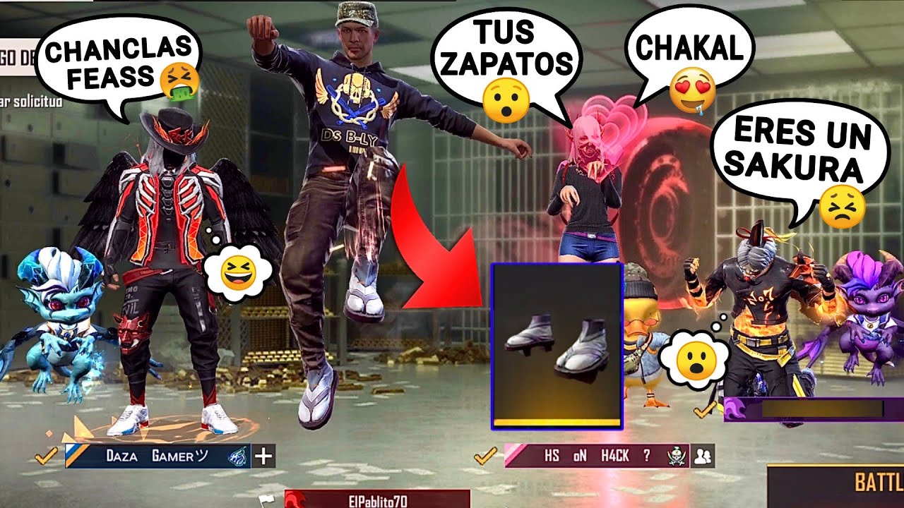 ME HAGO PASAR POR BOT CON ZAPATOS DE SAKURA Y ASI REACCIONAN😳