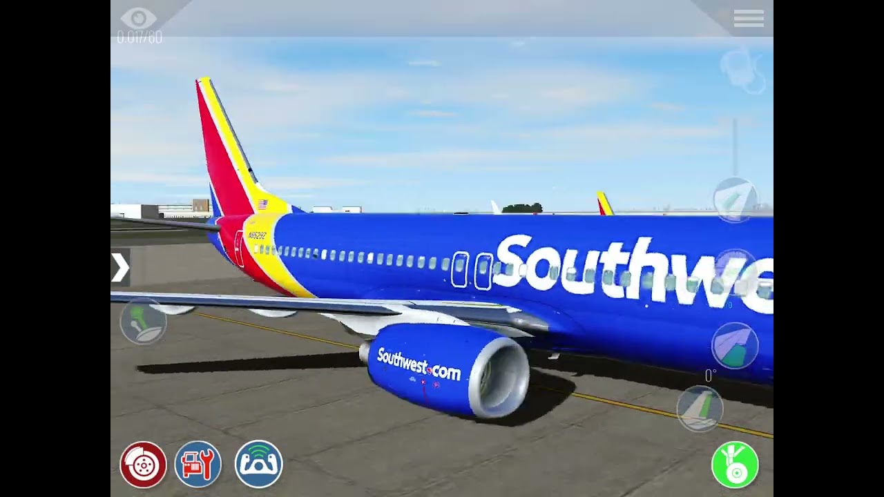 X-Plane GloMo Southwest 737-800 Departure MDW