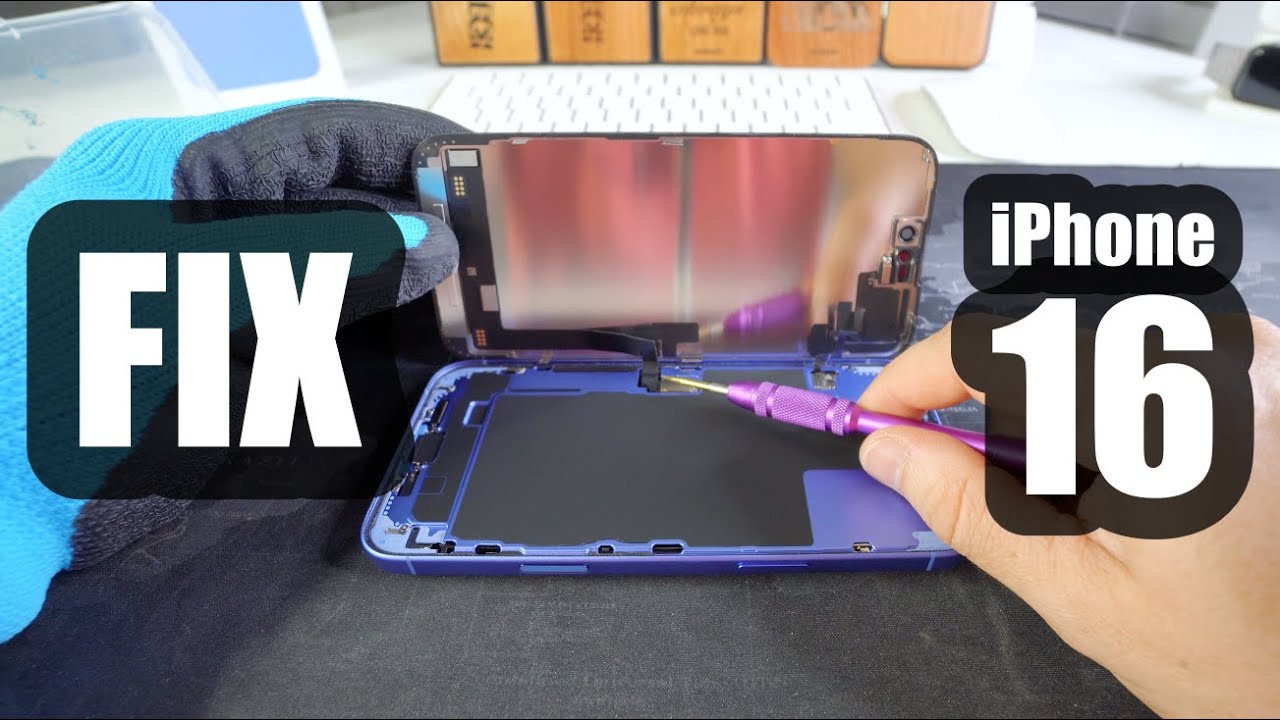 How To Take Apart / Repair iPhone 16 & 16 Plus Screen