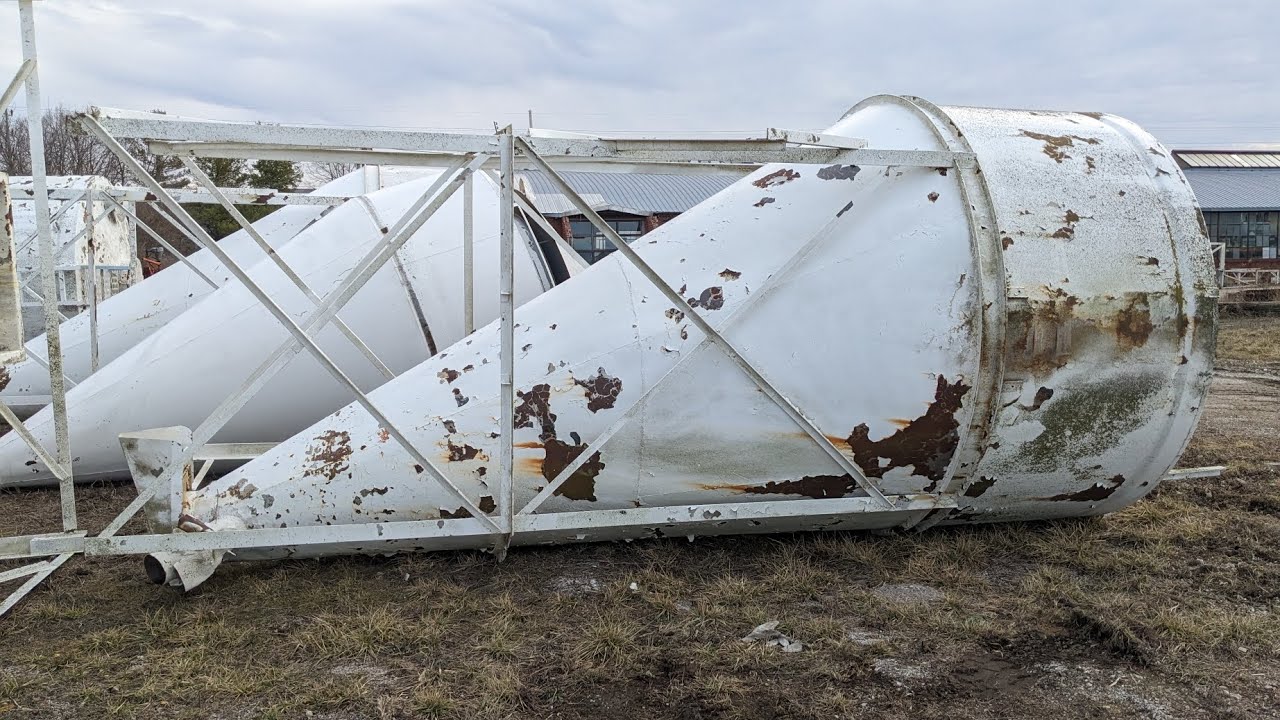(4) (250 Apx. Bushel) Grain & Seed Bins (Unit 1 2 3 4)