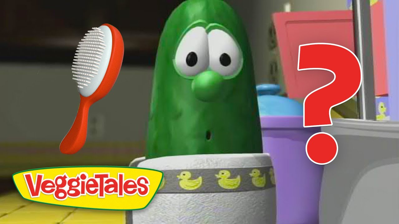 Oh, Where Is My Hairbrush?! 🛀 | Silly Songs with Larry Karaoke | VeggieTales