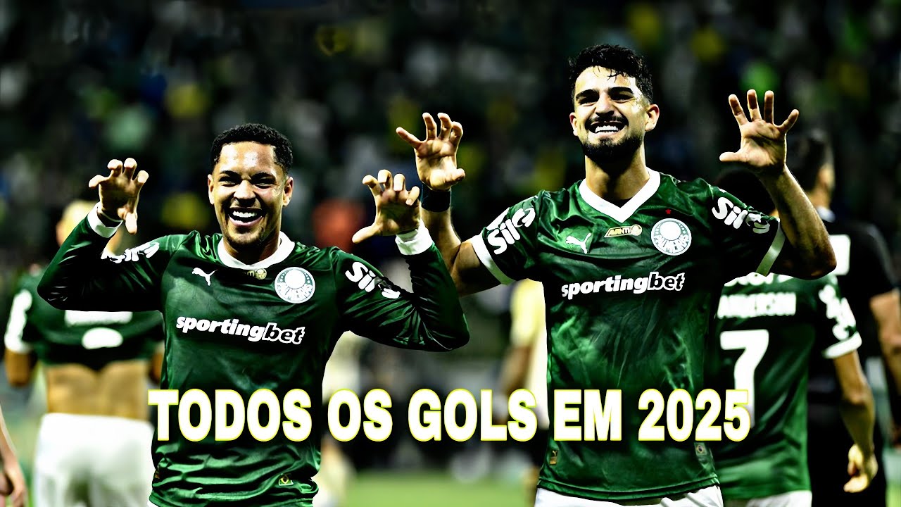 TODOS OS GOLS DO PALMEIRAS EM 2025