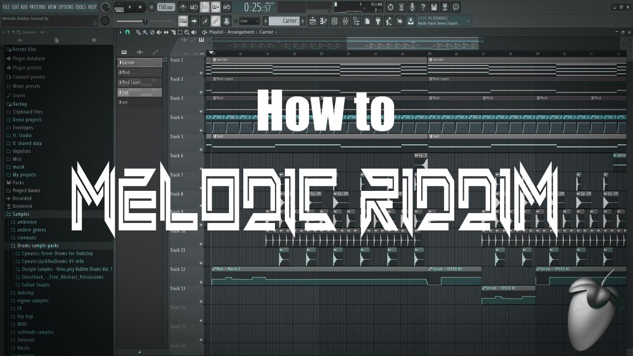 How to make basic Melodic Riddim Basses (Ace Aura, Chime)