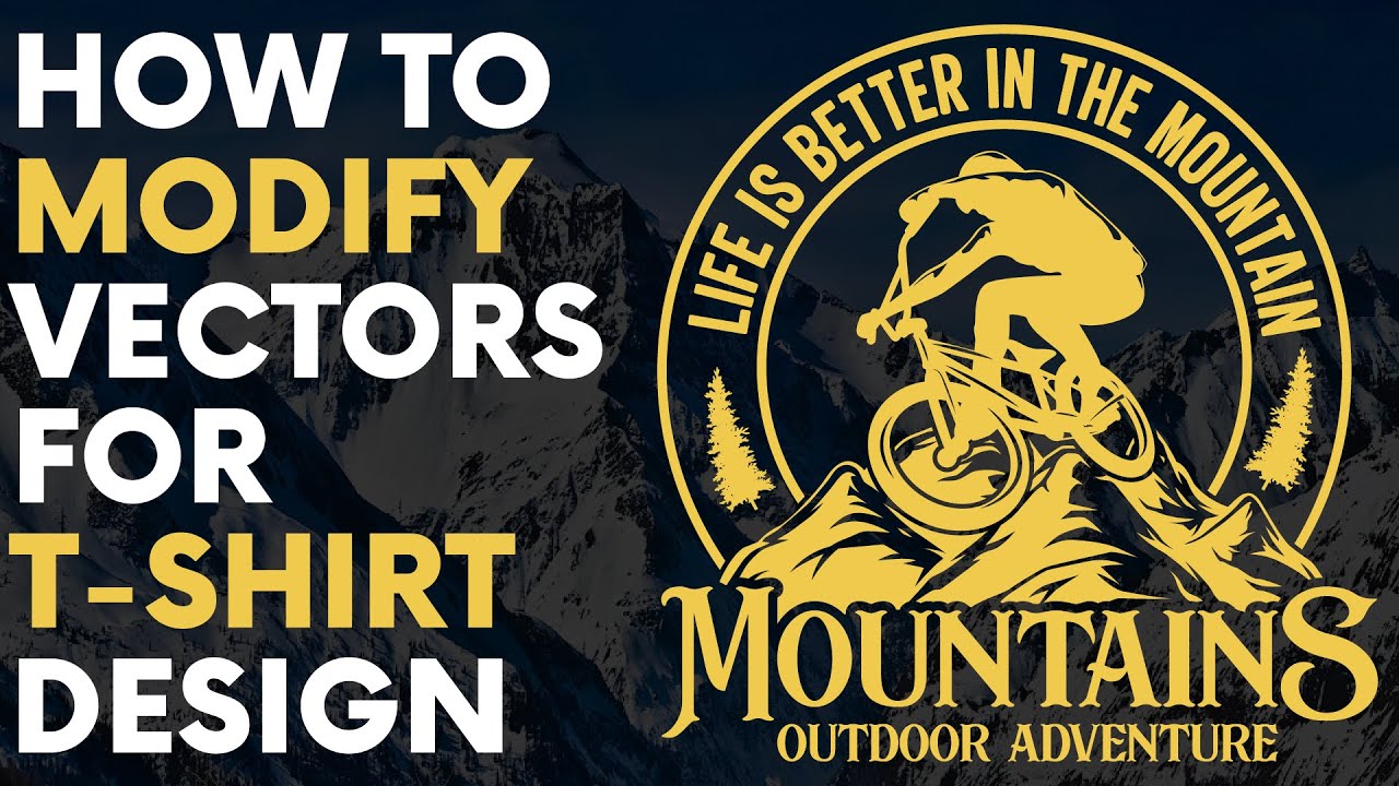 HOW TO MODIFY FREE VECTORS FOR T-SHIRT DESIGNS | HOW TO USE FREE VECTORS FOR T-SHIRT DESIGN | VECTOR