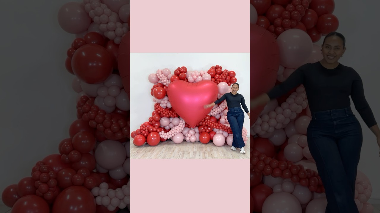 ❤️🎈TUTORIAL MURALE DI PALLONCINI 🎈❤️ #palloncini #balloon #ballonart #love #allestimentofeste