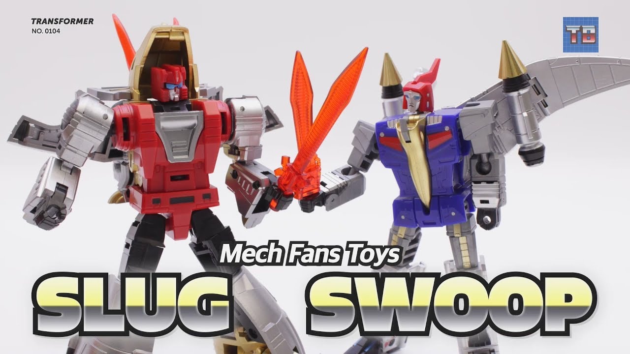 Transformer Mech Fans Toys SLUG / SWOOP Dinobot Dinosaur Robot Video Review!