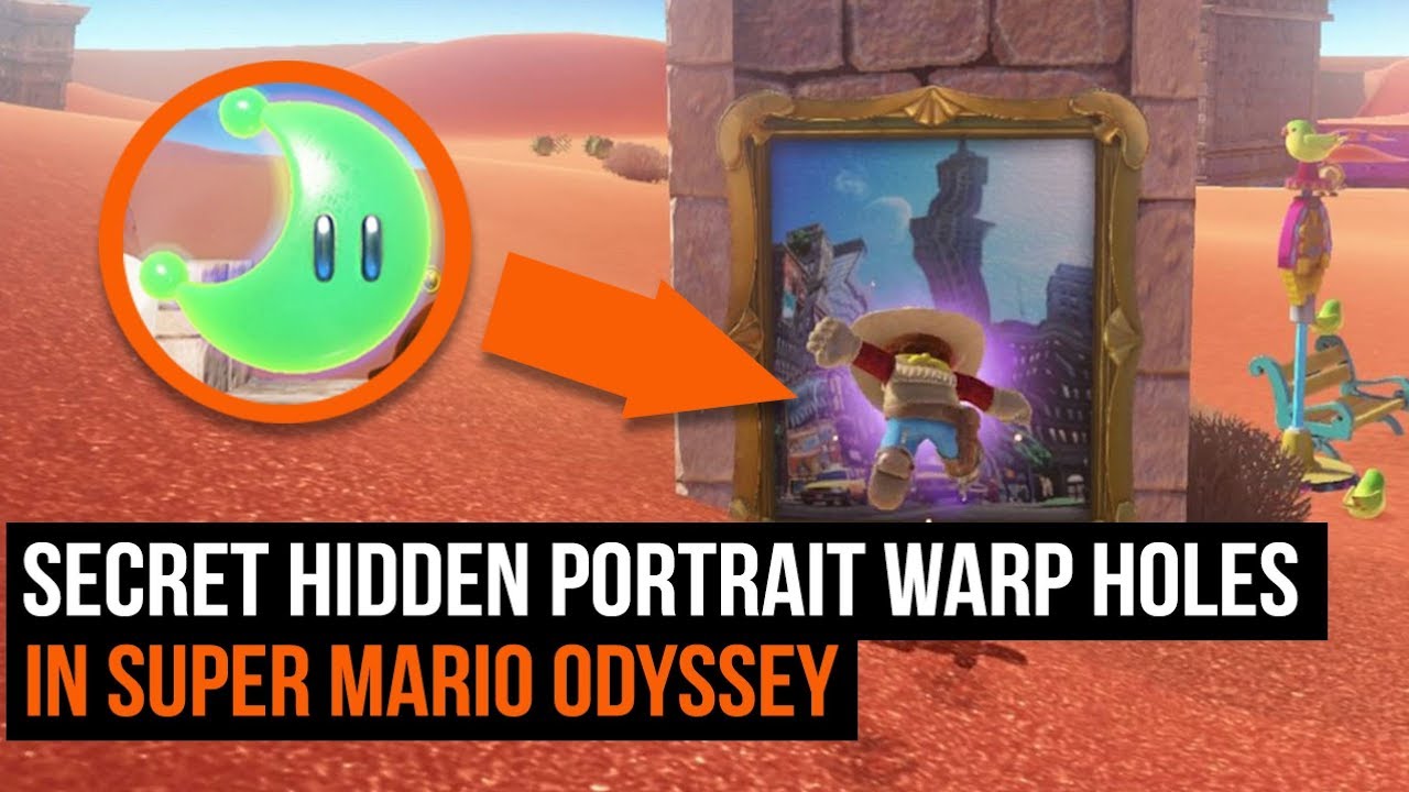 Where to find all the hidden portraits in Super Mario Odyssey