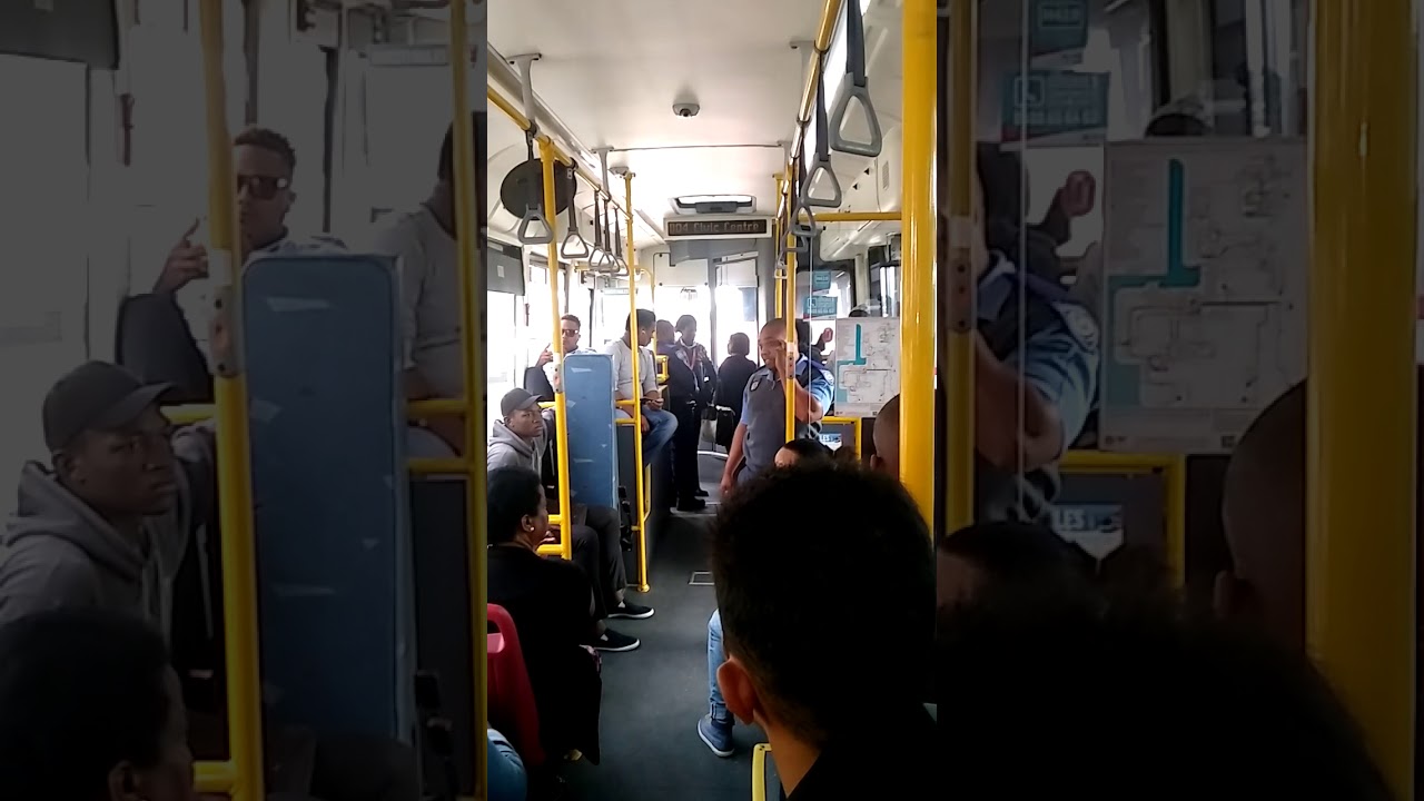 Myciti bus conflict at Mitchell's plain bus station