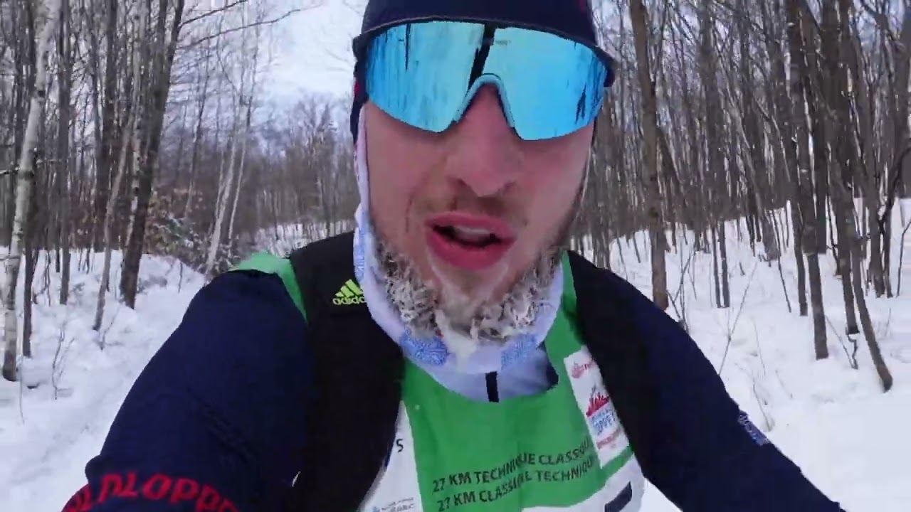 🇨🇦 Skiing the Gatineau Loppet 2024! Ice cold, but awesome, specially the reward in the finish 🍁  🍭