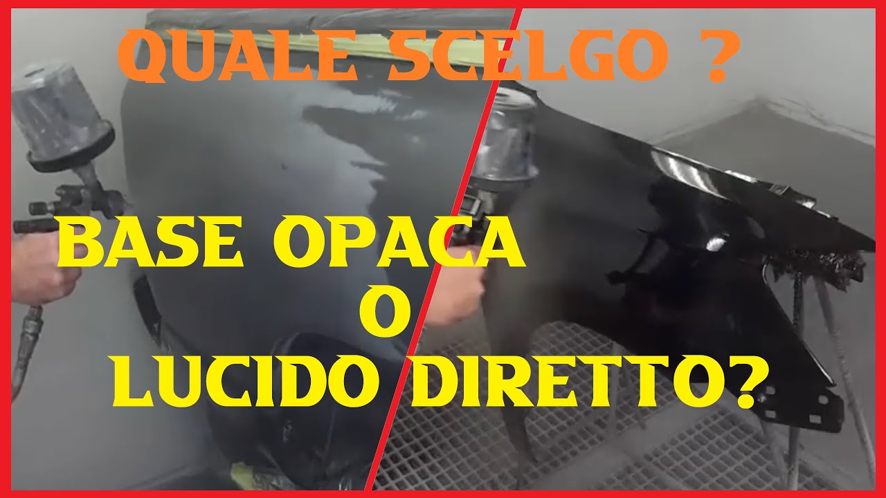differenza tra base opaca e lucido diretto