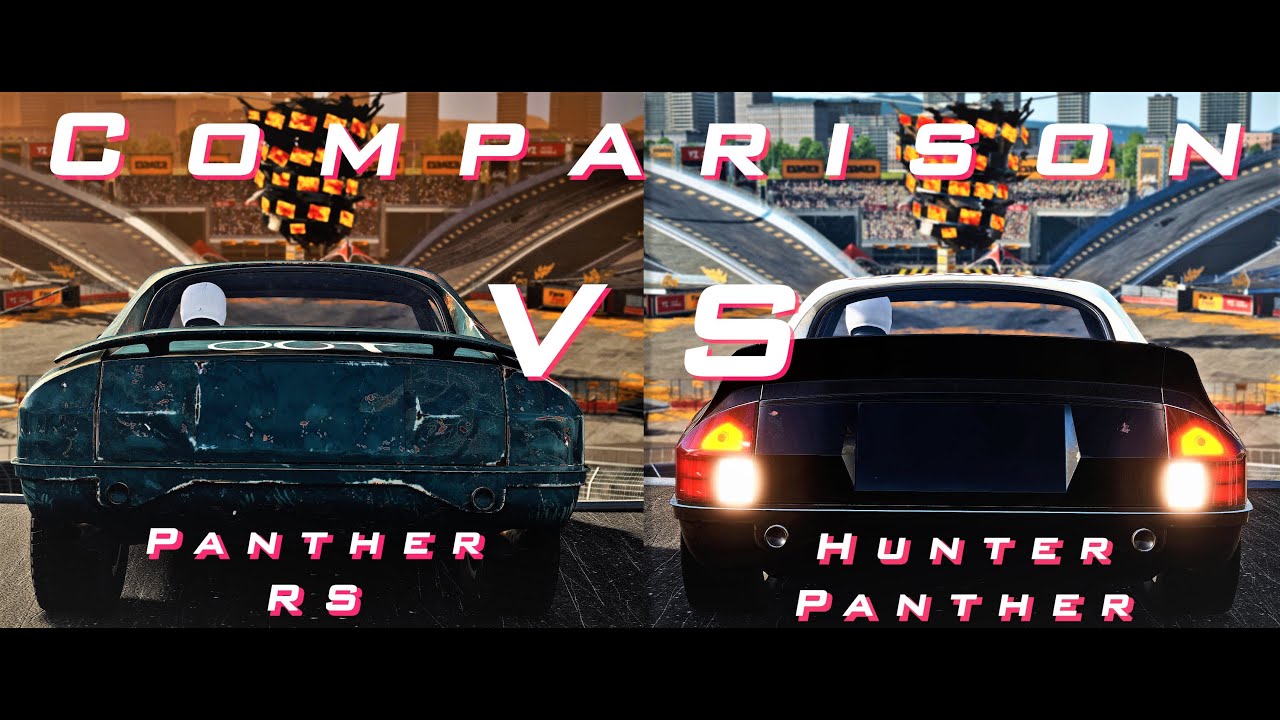 Car Comparison | Panther RS VS Hunter Panther | Wreckfest