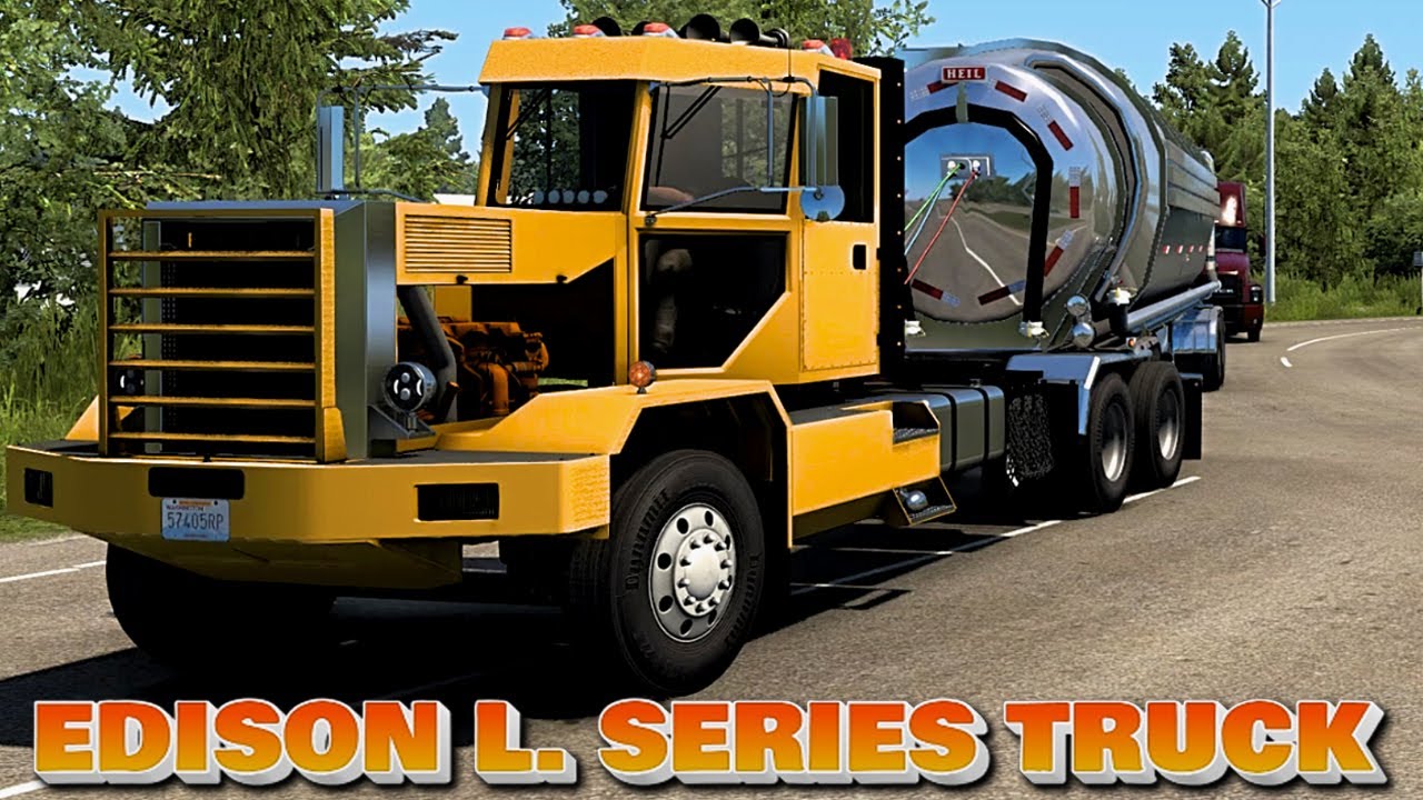 Edison L Series Truck - Pioneering Electric Innovation on Wheels ATS Truck Mods