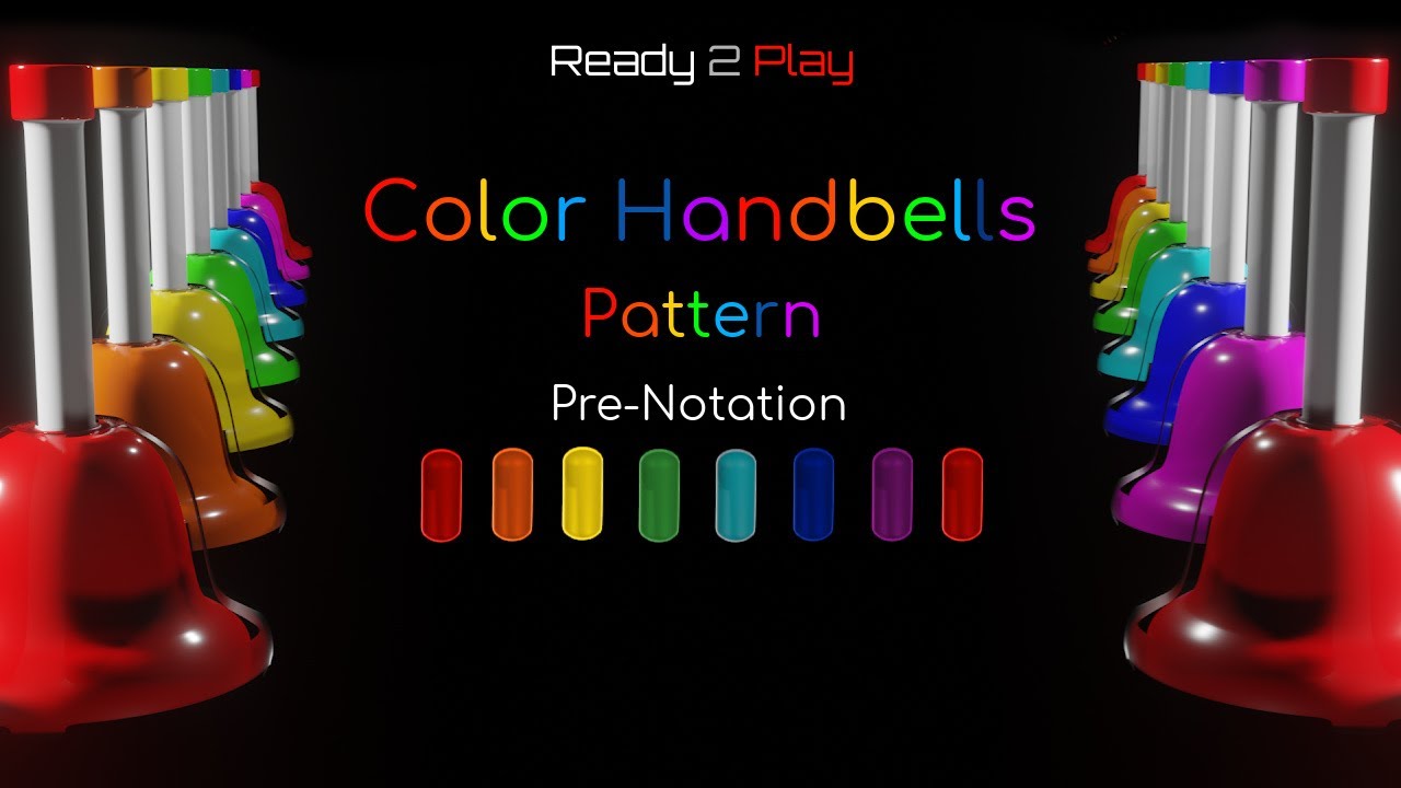 Handbells (Color) - Rhythm Pattern (Pre Notation)