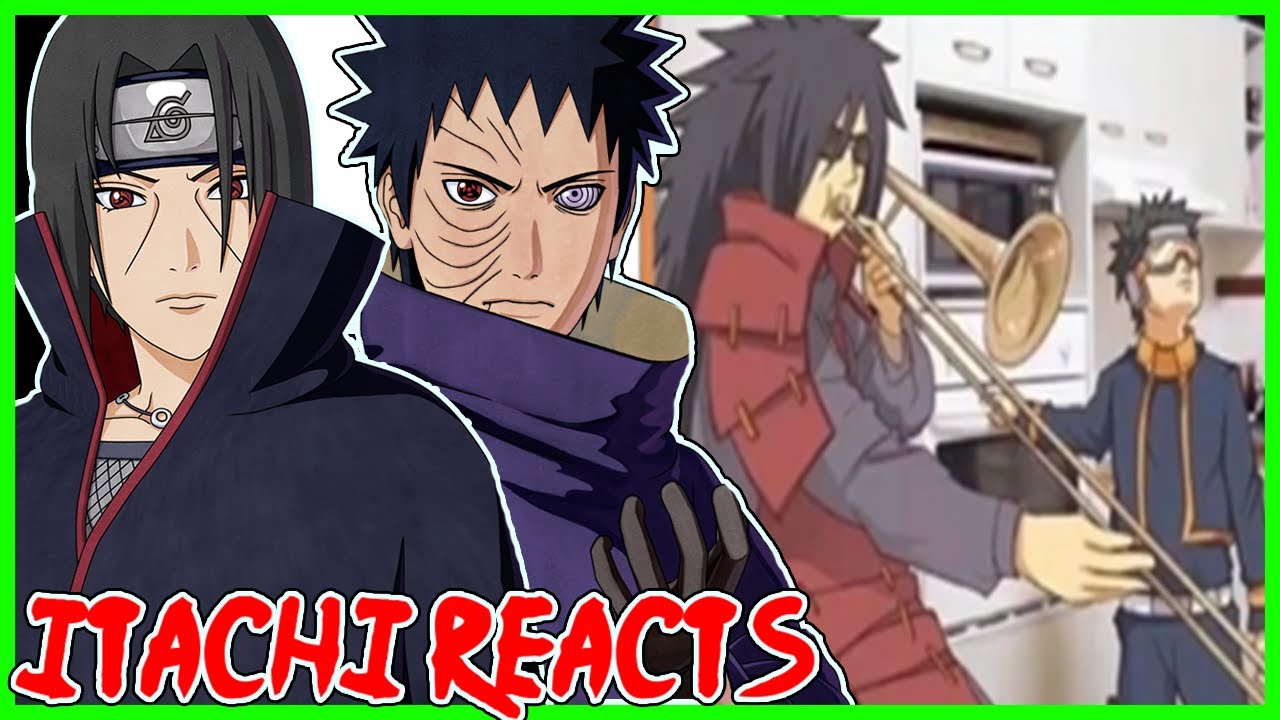 Itachi and Obito react to NARUTO MEMES 16