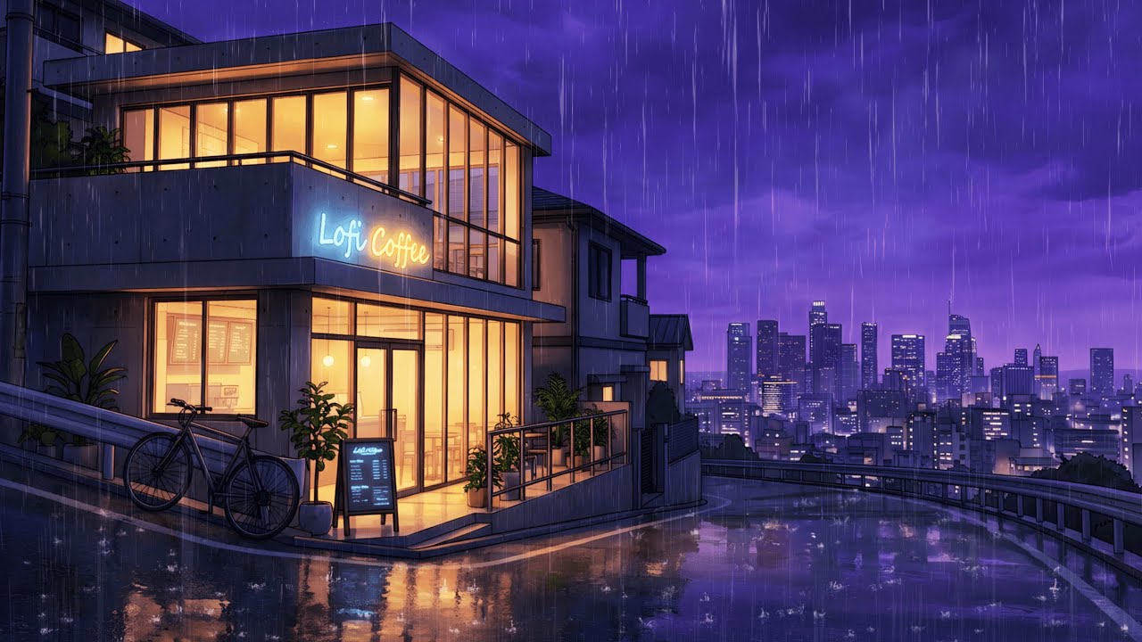 Rainy Night Chill 🌧️ 80’s & 1990 Lofi Hip Hop Vibes for Relax, Study & Sleep