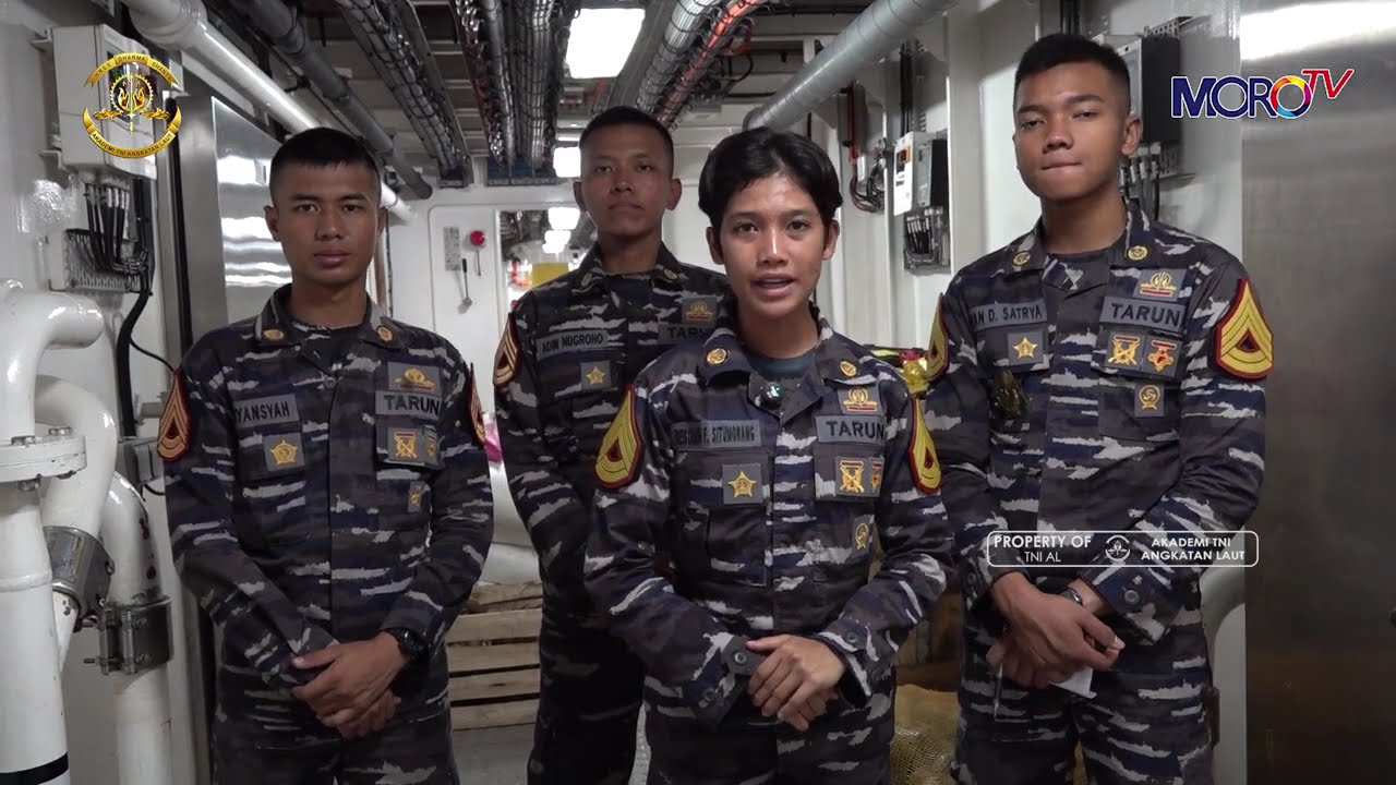 Taruna AAL Korps Suplai Tingkat III Angkatan Ke 71 Lattek Manajemen Logistik Di KRI Bima Suci