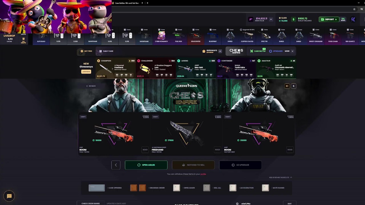 Spending 1.000.000 Event Points on Key-Drop! Massive Unboxing