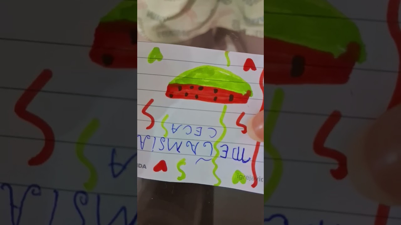 Venha ver A!! Minha comidinha de papel!!!☺️🌼