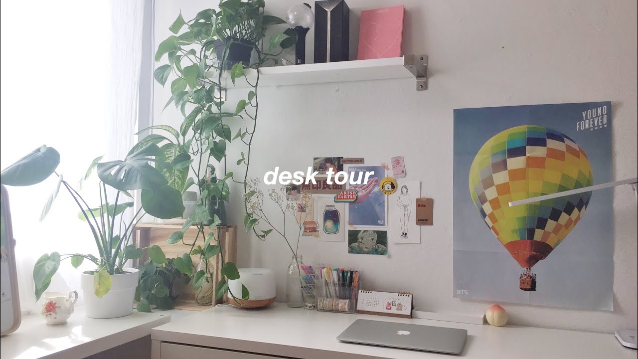 desk tour 3.0 🐣🍒✨
