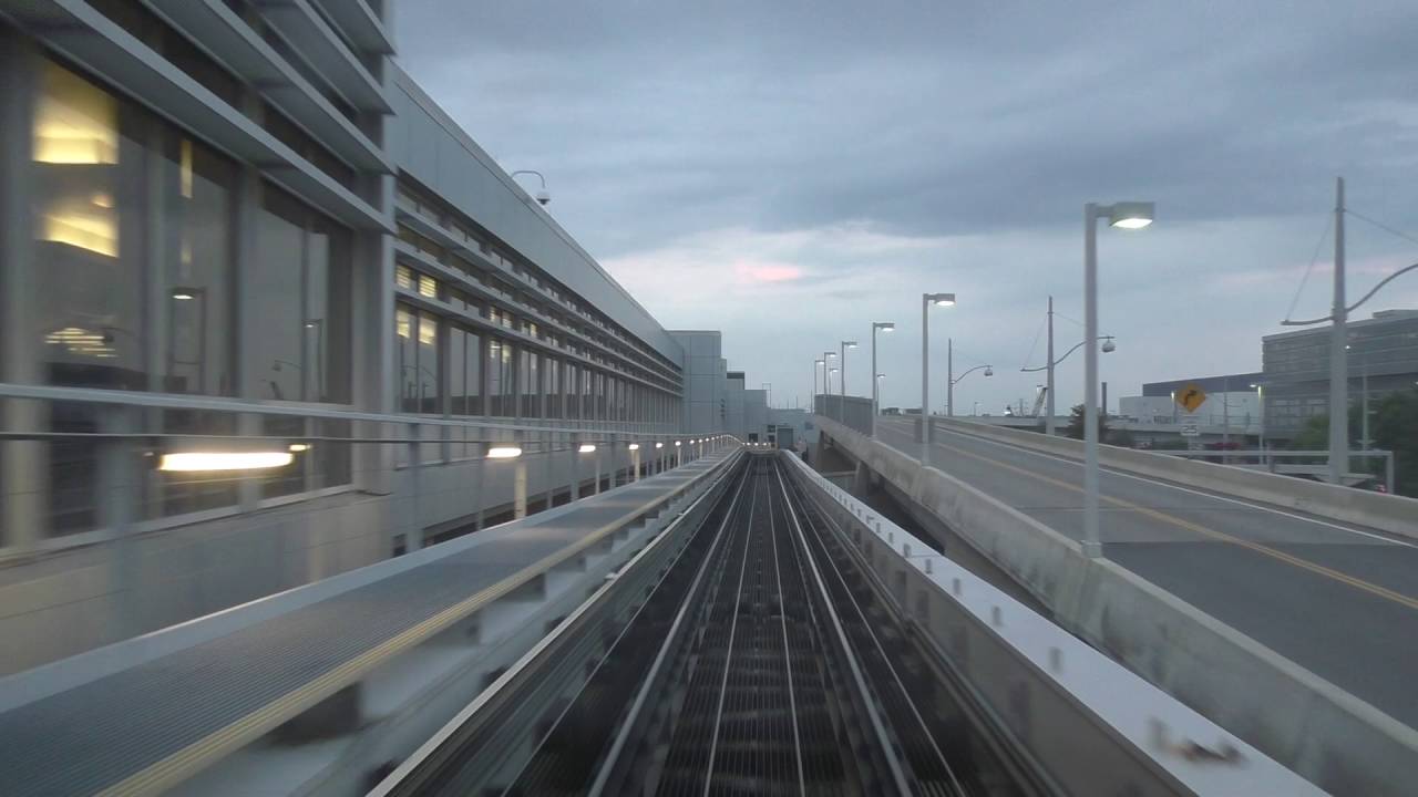 Glass Elevators and Rail System at Minnesota St. Paul Airport, MSP