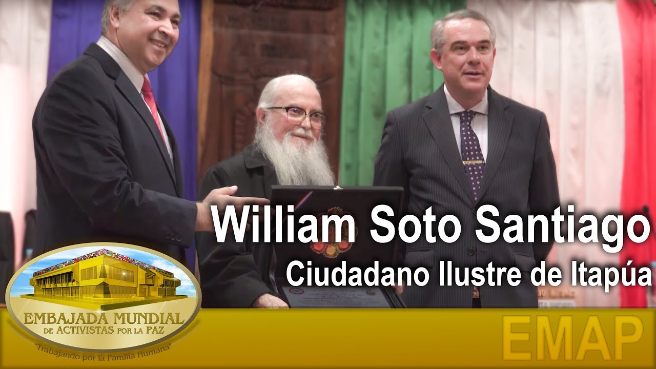 William Soto Santiago, Ciudadano Ilustre de Itapúa | EMAP