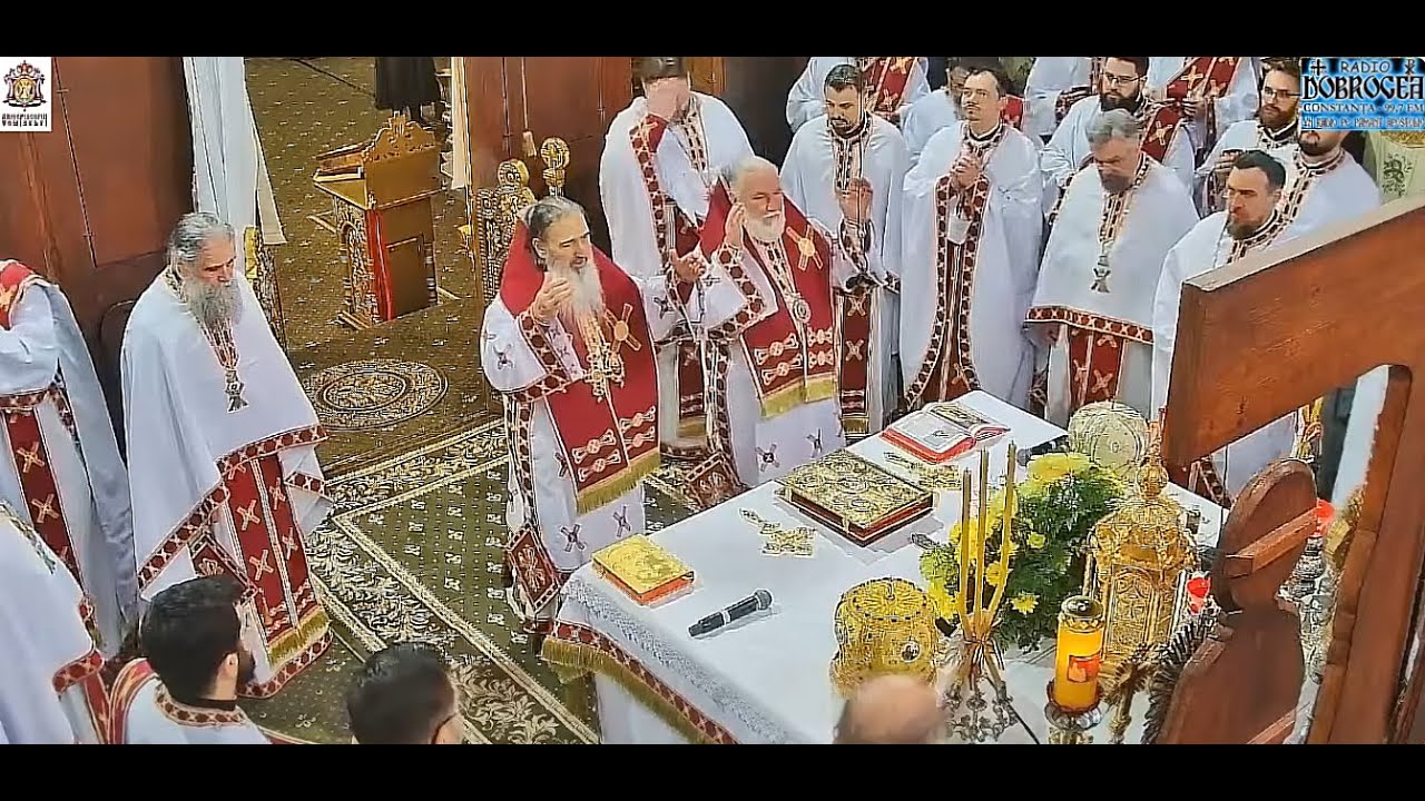 🔴 Liturghia Sf. Ioan Gură de Aur, oficiată de IPS Teodosie, Arhiepiscopul Tomisului