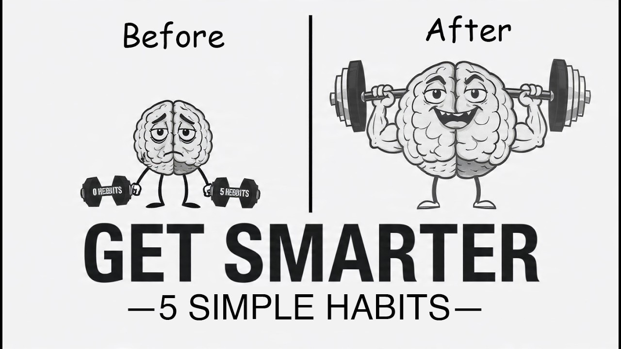 5  FIVE Simple Habits that will BOOST Your Intelligence