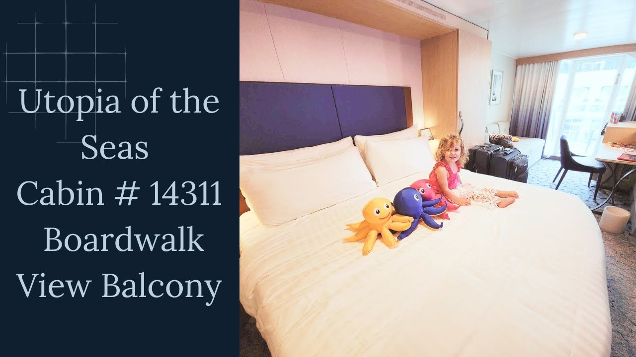 Utopia of the Seas Cabin # 14311 Category 2I - Boardwalk View Balcony Stateroom #utopiaoftheseas