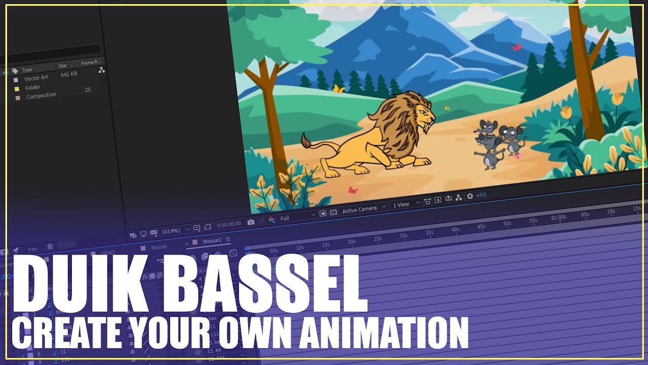Create Your Own Cartoon Animation Series with Duik Bassel 2 and After Effects