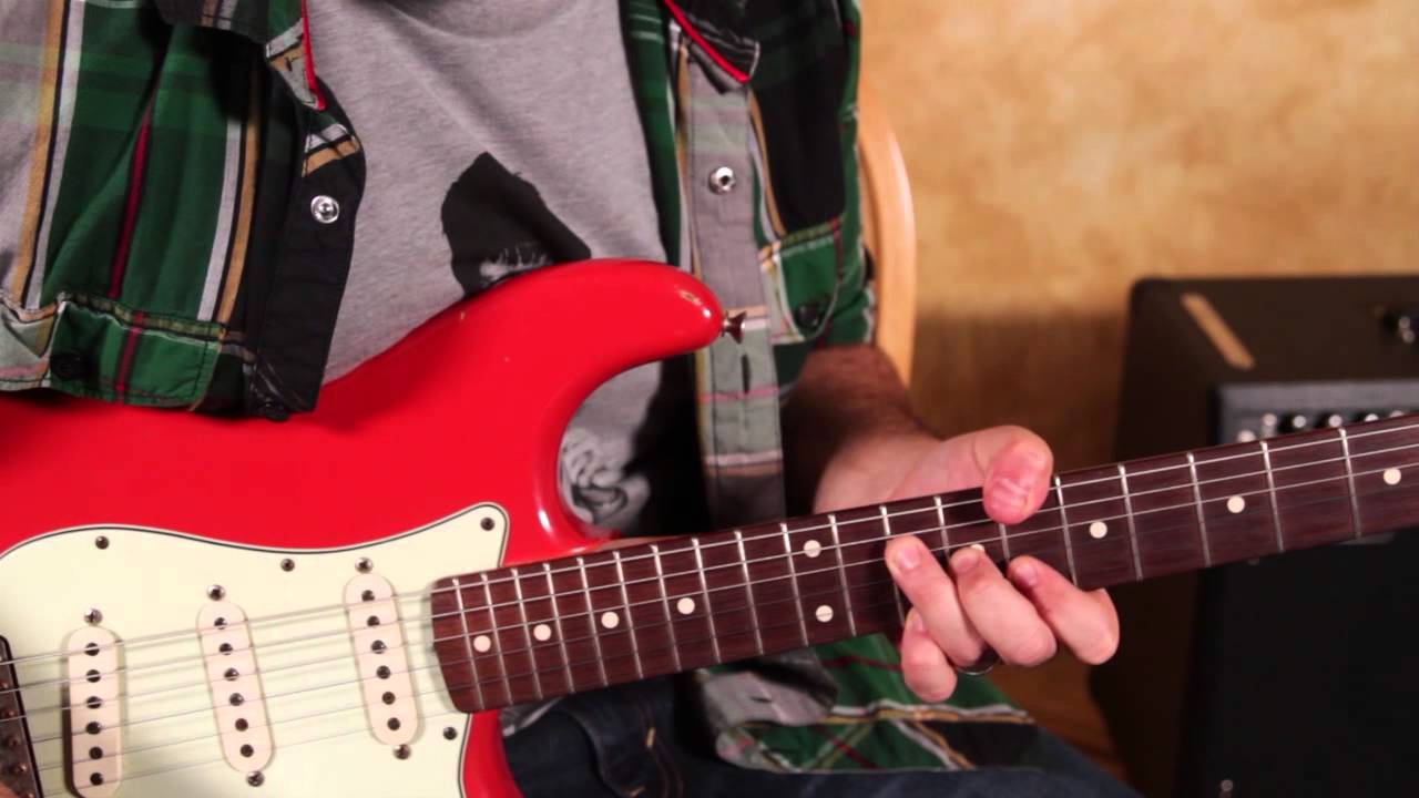 Jimi Hendrix -  Fire  - How to Play on Electric Guitar -  Tutorial  - Classic Rock -  Strat