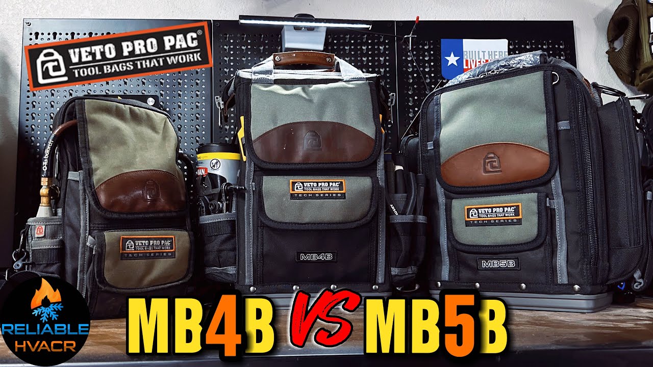 Обзор рюкзака-сумки для инструментов Veto Pro Pac MB5B