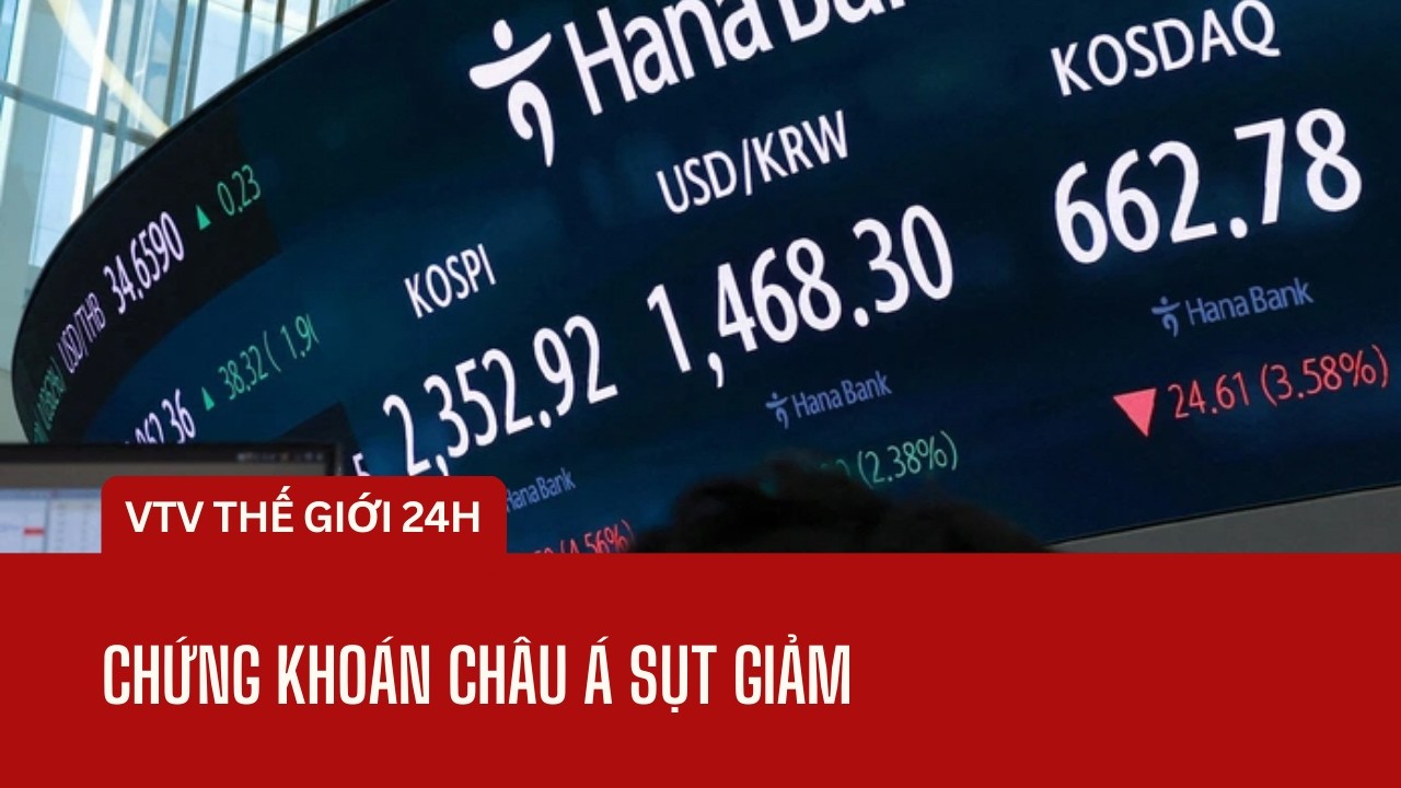 [TÀI CHÍNH KINH DOANH] Chứng khoán châu Á sụt giảm | Thế giới 24h