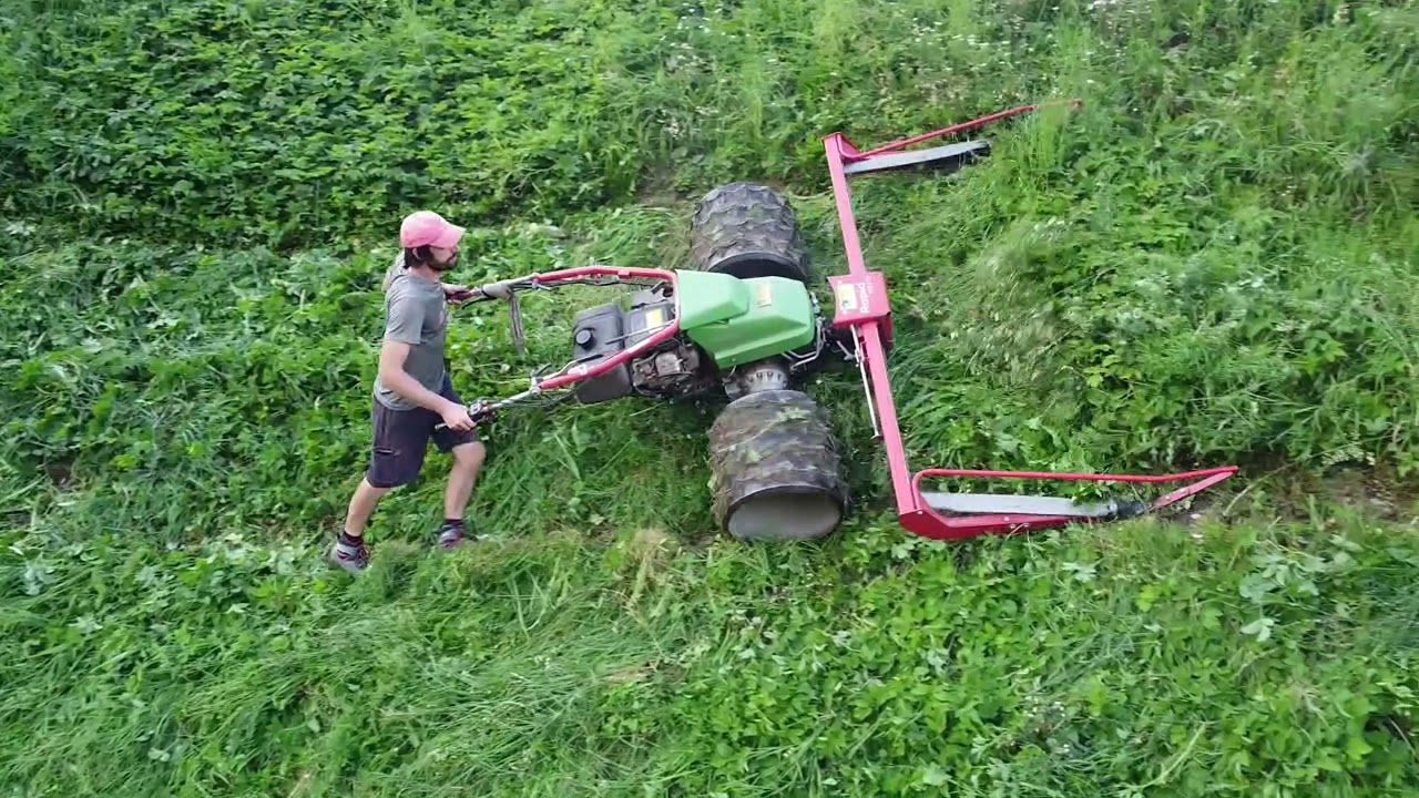 Mähen am Hang in Südtirol | Rapid Euro 4 und Antonio Carraro TTR 7800 |