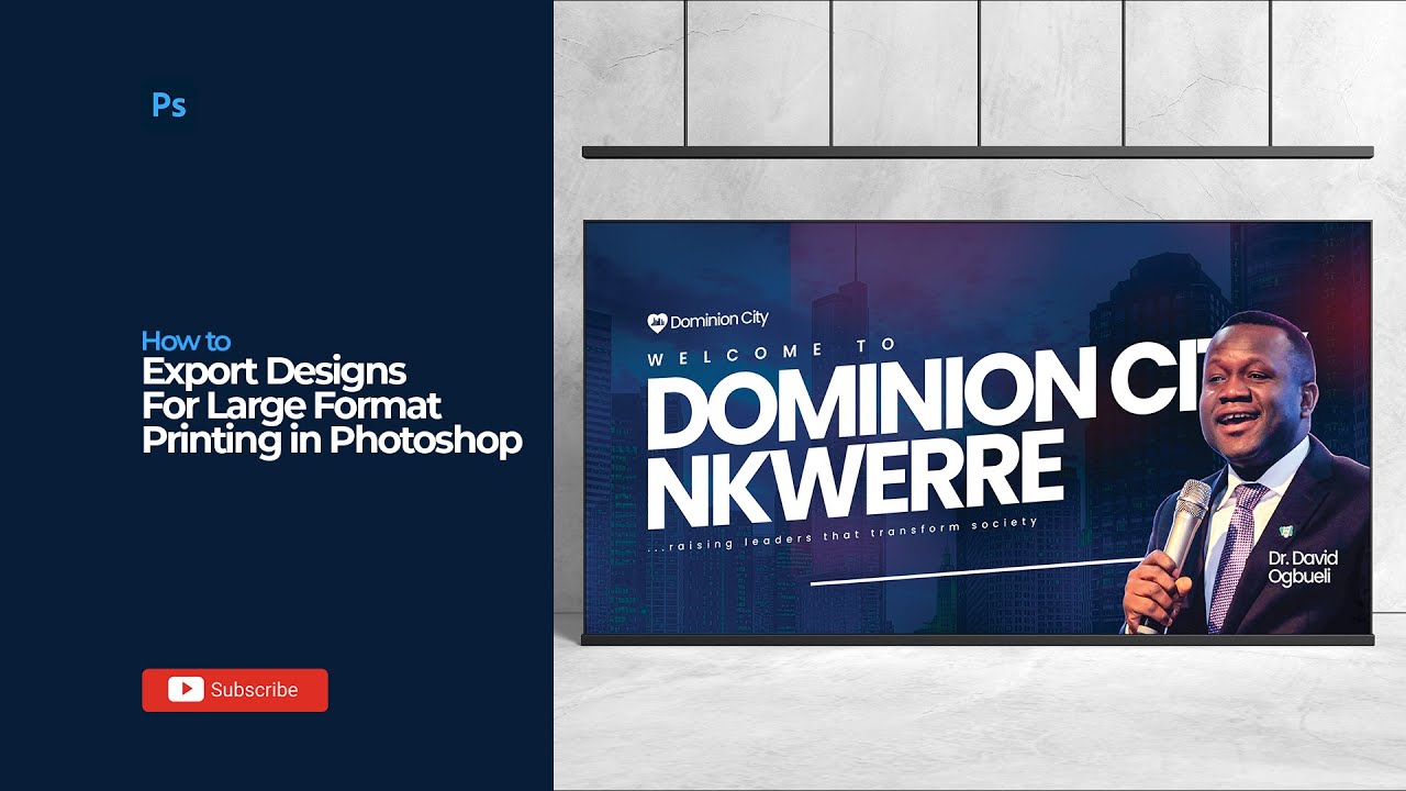 Как экспортировать свои проекты Photoshop для широкоформатной печати II Советы по Photoshop