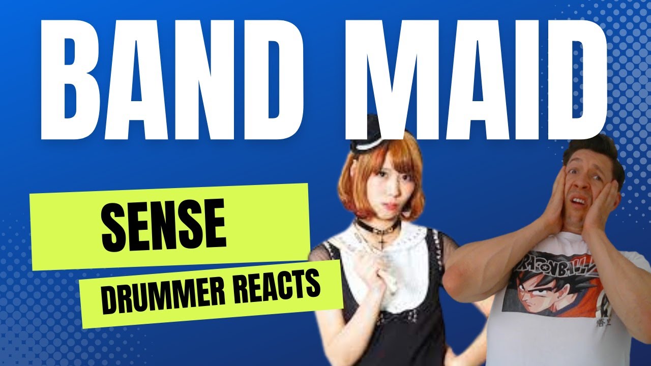 BAND MAID - SENSE (FOOT.CAM) - DRUMMER REACTS